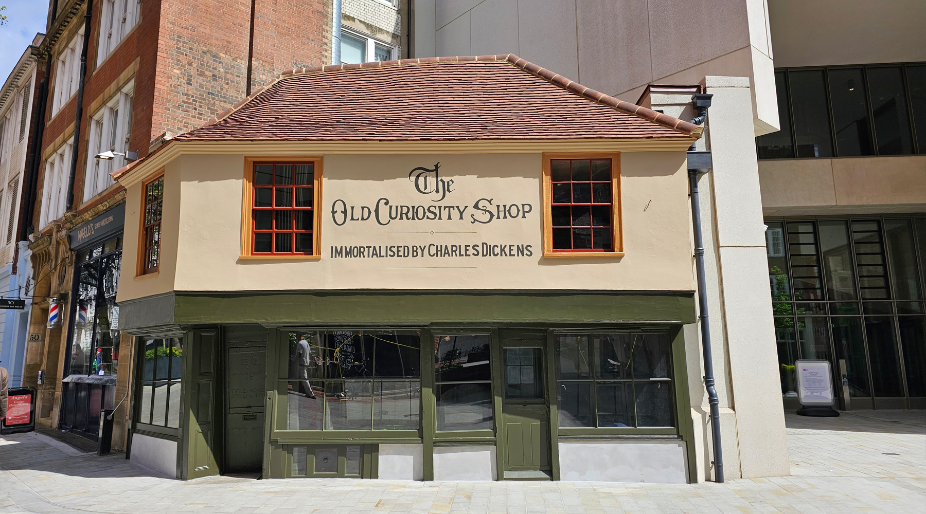 Restored commercial building